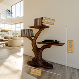 Sylvara Handcrafted Solid Wood Record Player Stand SPA982598 - Timberustic Record Player Stand With Storage