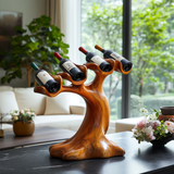 Sylvara Rootform Solid Wood Wine Rack