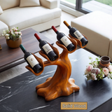 Sylvara Rootform Solid Wood Wine Rack