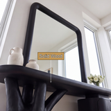 Sylvara Sculpted Solid Wood Cosmetic Table