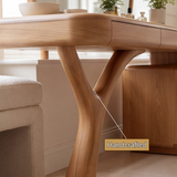 Sylvara Solid Wood Cosmetic Table