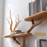 Sylvaren Handcrafted Solid Wood Floating Tree Bookshelf - Timberustic Floating Tree Bookshelf