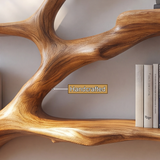 Thalmyr Handcrafted Solid Wood Floating Tree Bookshelf - Timberustic Floating Tree Bookshelf