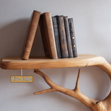 Thalorien Handcrafted Solid Wood Floating Tree Bookshelf - Timberustic Floating Tree Bookshelf