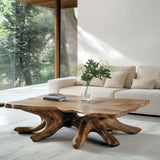 Tharvane Handcrafted Solid Wood Coffee Table