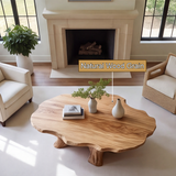 Theravelle Handcrafted Solid Wood Coffee Table