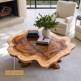 Theravelle Handcrafted Solid Wood Coffee Table