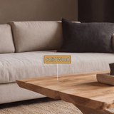 Thervane Handcrafted Solid Wood Coffee Table