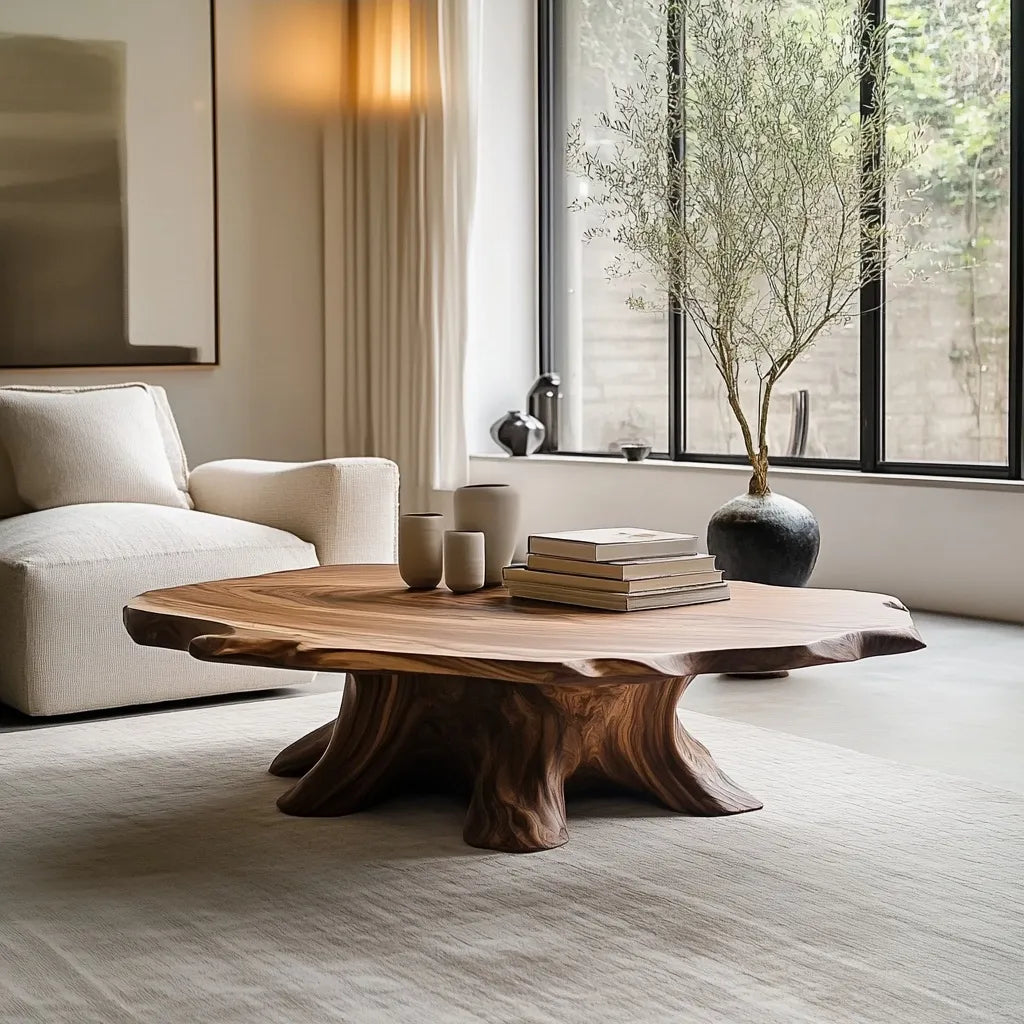 Thornridge Live Edge Solid Wood Coffee Table
