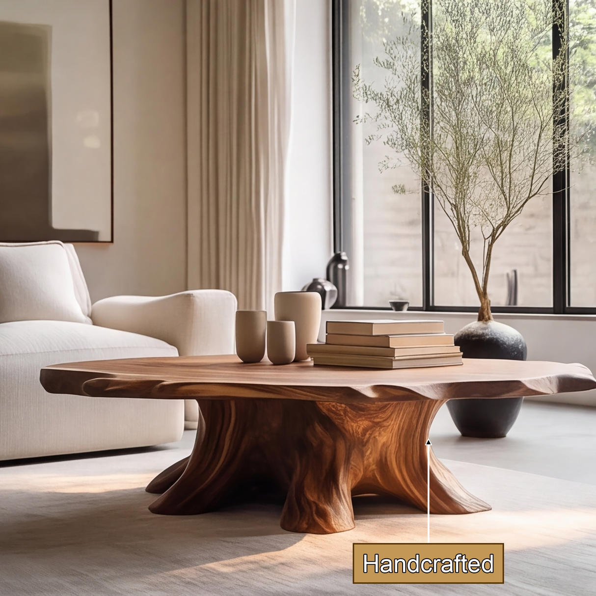 Thornridge Live Edge Solid Wood Coffee Table