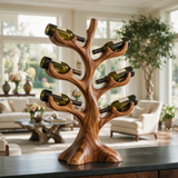 Thornvale Sculpted Solid Wood Wine Rack