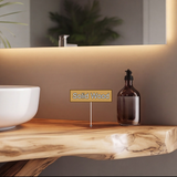 Treeform Solid Wood Corner Bathroom Vanity - Timberustic Corner Bathroom Vanity