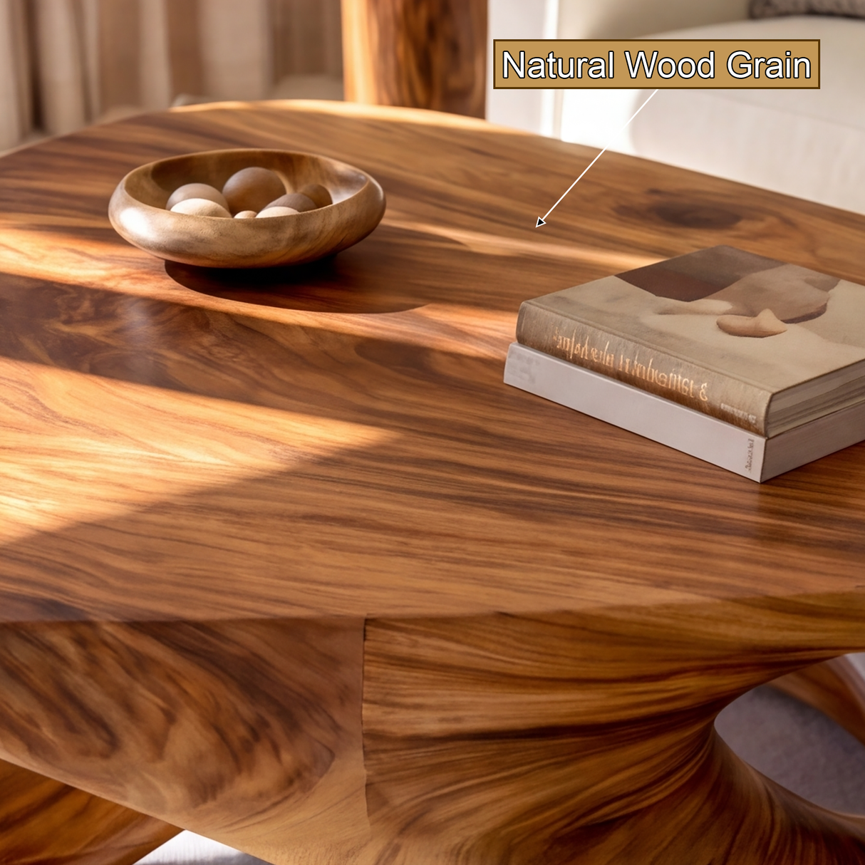 Vaelora Handcrafted Solid Wood Coffee Table SPA231540 - Timberustic Coffee Table
