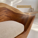 Vaeloris Solid Wood Sculpted Sofa