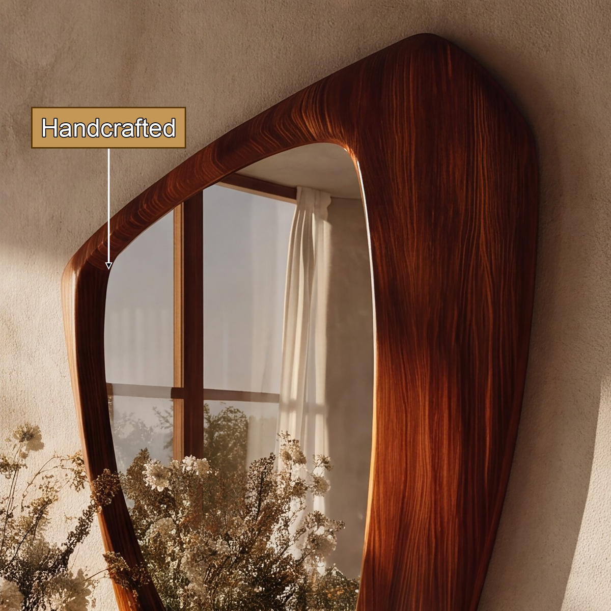 Valdora Handcrafted Solid Wood Mirror - Timberustic Mirror
