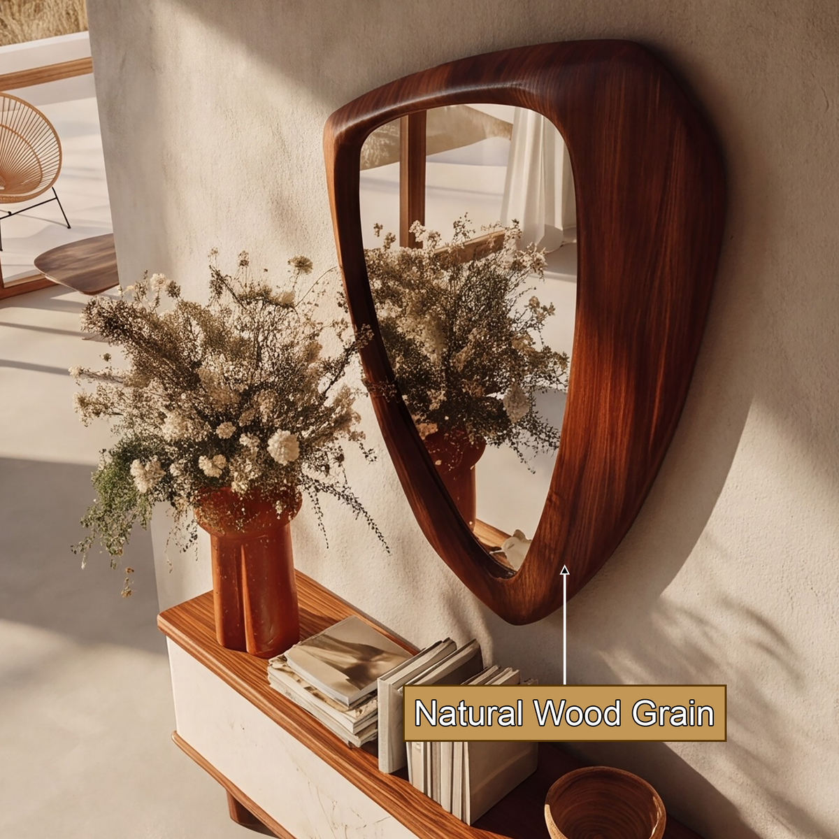 Valdora Handcrafted Solid Wood Mirror - Timberustic Mirror