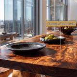 Valdoren Live Edge Solid Wood Dining Table - Timberustic Dining Table