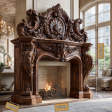 Valdorien Handcrafted Fireplace Mantel Surround