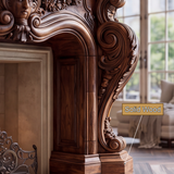 Valdorien Handcrafted Fireplace Mantel Surround