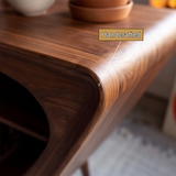 Valenridge Sculpted Solid Wood Record Player Stand