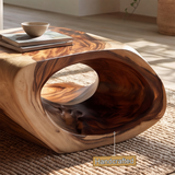 Valmere Sculpted Solid Wood Coffee Table SPA231891 - TimbeRustic Coffee Table