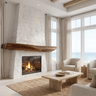 Valtheris Sculpted Fireplace Mantel Shelf