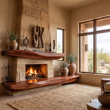 Valtheris Sculpted Fireplace Mantel Shelf