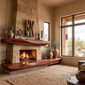 Valtheris Sculpted Fireplace Mantel Shelf