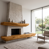 Valtheris Sculpted Fireplace Mantel Shelf