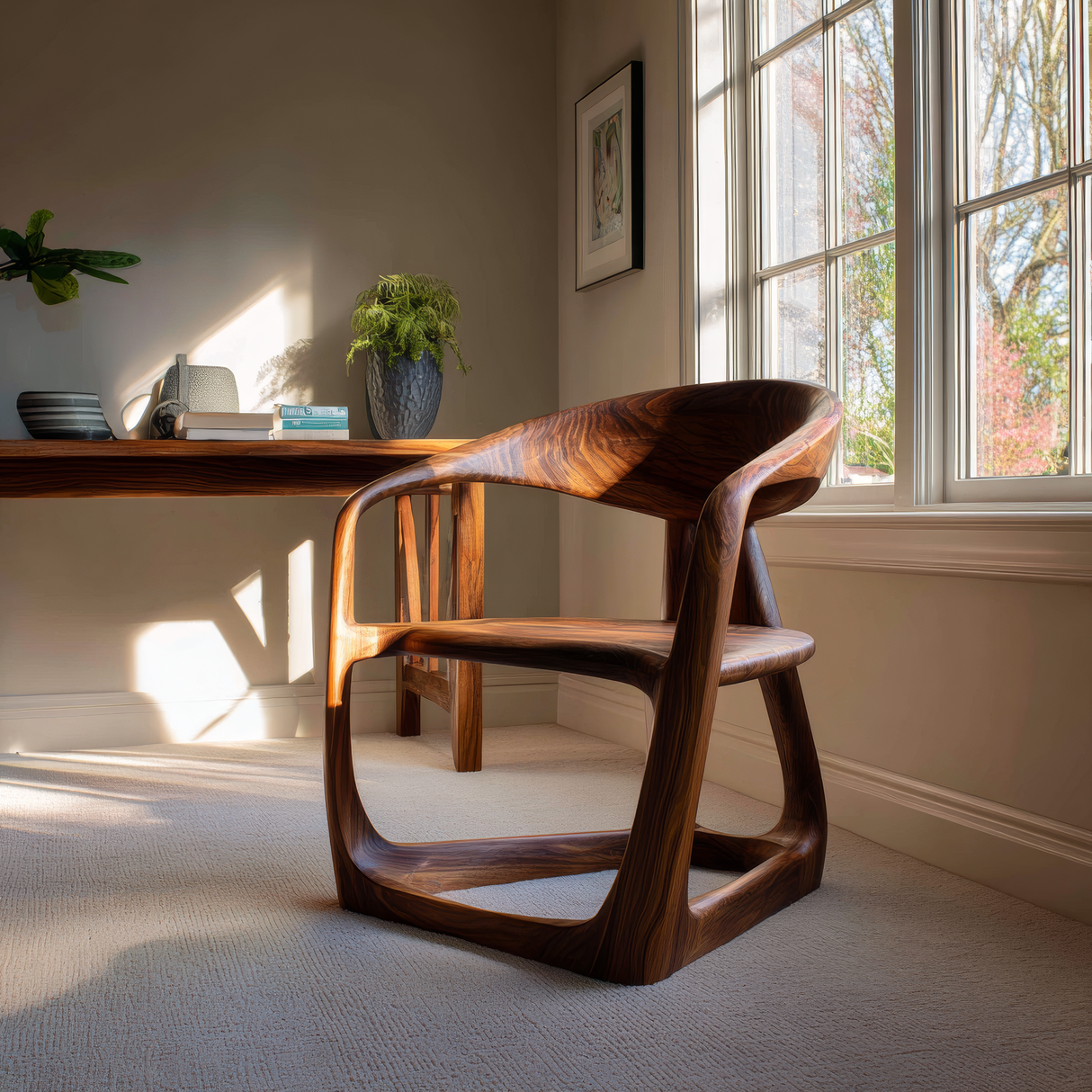 Varellis Handcrafted Solid Wood Dining Chair - Timberustic Dining Chair