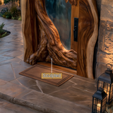 Varexon Sculpted Solid Wood Single Door