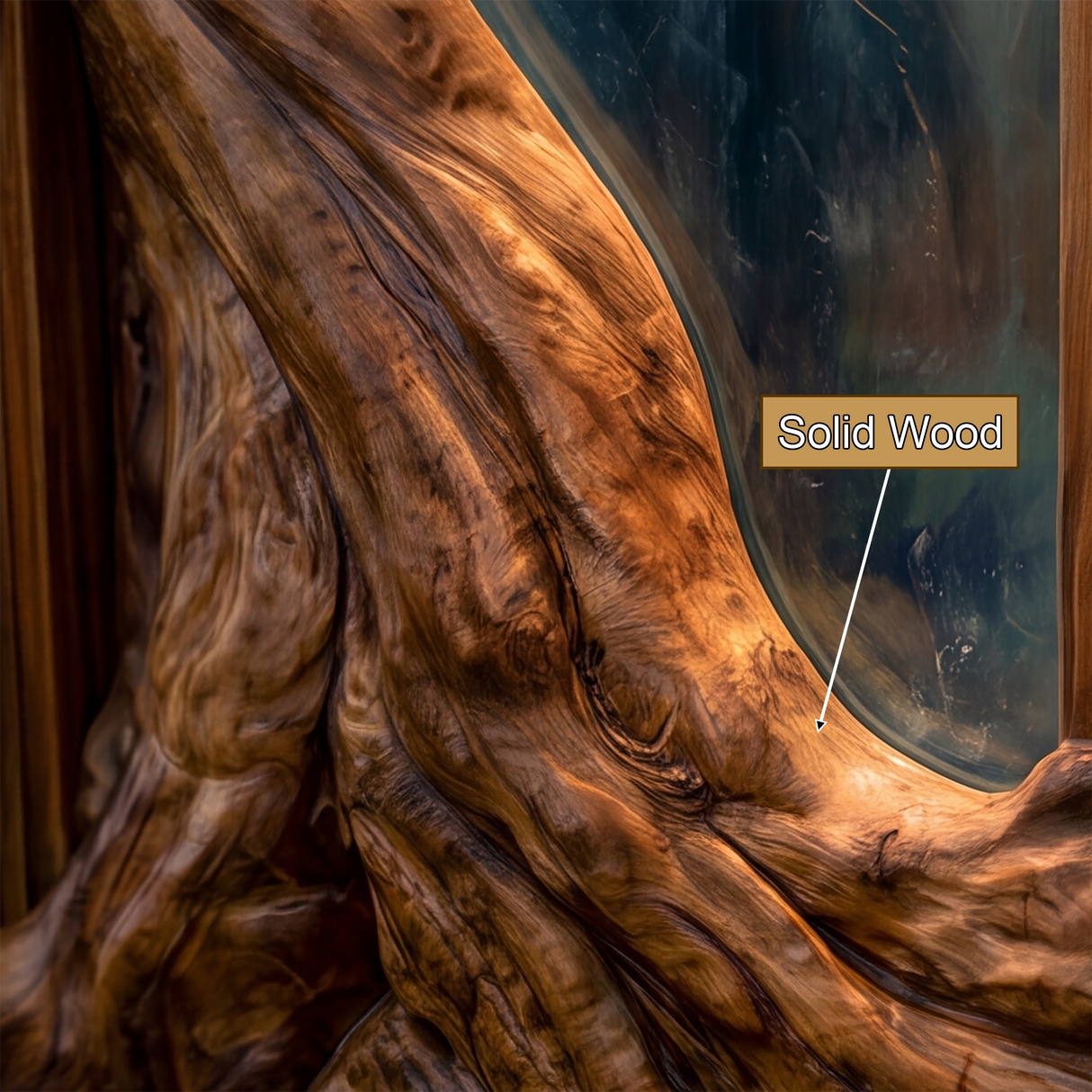 Varexon Sculpted Solid Wood Single Door