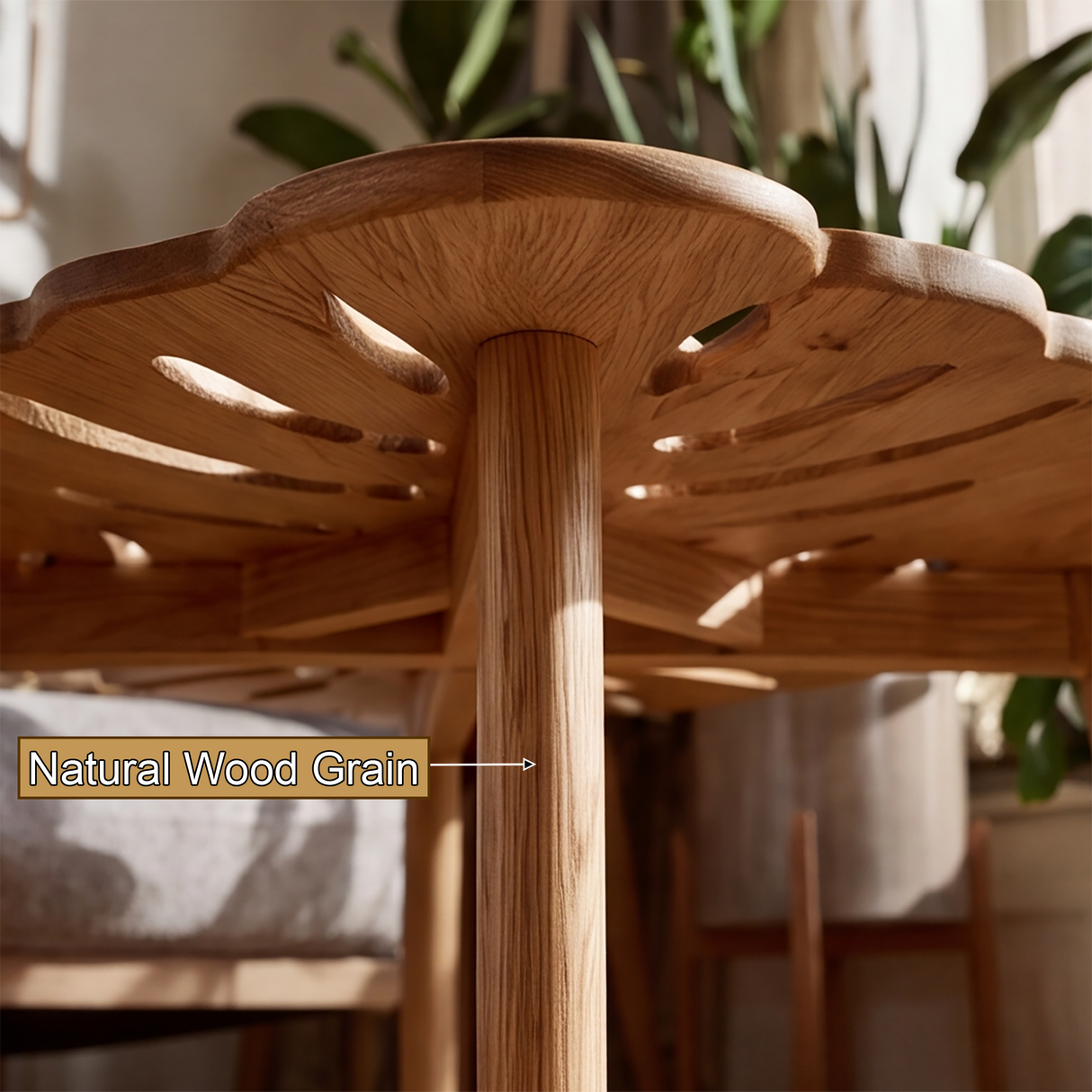Velmora Live Edge Solid Wood Coffee Table