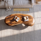 Velmora Sculpted Solid Wood Coffee Table SPA548940 - TimbeRustic Coffee Table