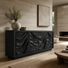 Velmora Sculpted Solid Wood Sideboard Cabinet