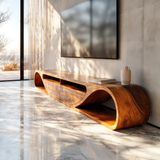Velmora Sculpted Solid Wood TV Cabinet - Timberustic TV Cabinet