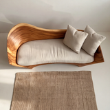 Velmorin Solid Wood Sculpted Sofa