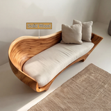 Velmorin Solid Wood Sculpted Sofa