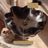 Velricon Sculpted Solid Wood Vessel Sink - Timberustic Vessel Sinks