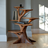 Veradorn Handcrafted Solid Wood Record Player Stand - Timberustic Record Player Stand With Storage
