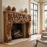 Verdelune Handcrafted Solid Wood Fireplace Mantel Surround