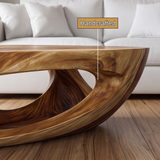 Veylora Handcrafted Solid Wood Coffee Table - TimbeRustic Coffee Table