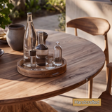 Veylora Handcrafted Solid Wood Dining Table - Timberustic Dining Table