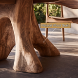 Veylora Handcrafted Solid Wood Dining Table - Timberustic Dining Table