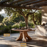 Veylora Handcrafted Solid Wood Dining Table - Timberustic Dining Table