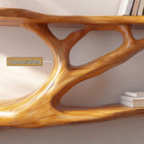Virelith Handcrafted Solid Wood Floating Tree Bookshelf - Timberustic Floating Tree Bookshelf