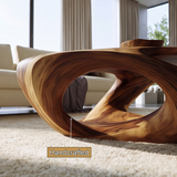 Vortessa Sculpted Solid Wood Coffee Table SPA348982 - Timberustic Coffee Table