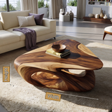 Vortessa Sculpted Solid Wood Coffee Table SPA348982 - Timberustic Coffee Table