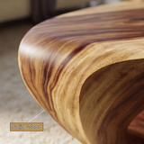 Vortessa Sculpted Solid Wood Coffee Table SPA348982 - Timberustic Coffee Table