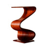 Zepharic Solid Wood Sculpted Pedestal Stand Mahogany - Timberustic Pedestal Stand